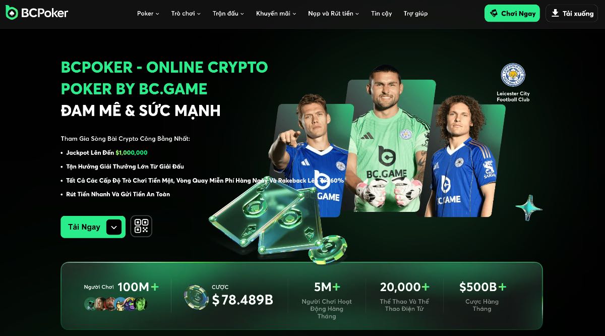 Chơi Poker trên BCPoker